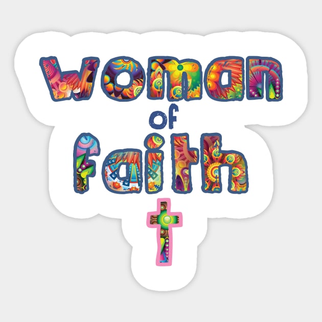 Woman of Faith - Christian Sticker by Third Day Media, LLC.